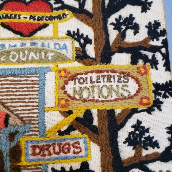 Timberline Jacks Trading Post Embroidered Tapestry 20x16 in General Store Decor - Picture 6 of 15